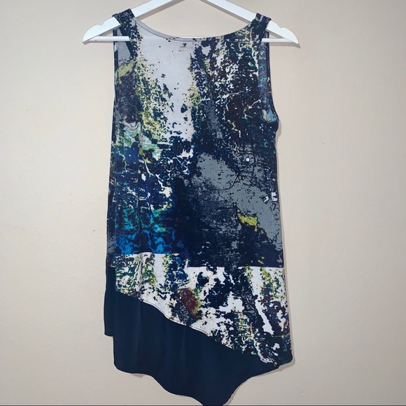 Vera Wang soft blue top size:S - Picture 3 of 3